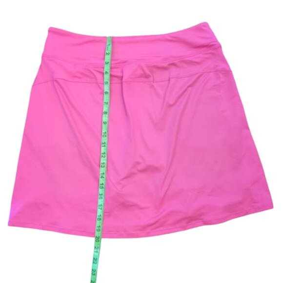 NEW M MOTEEPI Womans Golf Skirt Knee Length Skorts with Pockets Rose XL - Picture 5 of 9